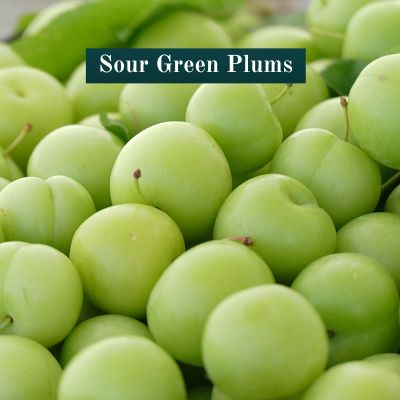 Sour Green Plums